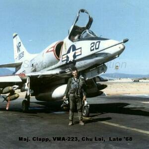 In front of A-4C BuNo 148505,