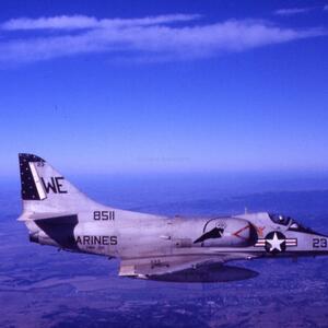 1st Lt. Steve Sanford in BuNo 148531, WE-23,
