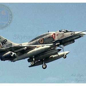 A-4E Skyhawk BuNo. 151129, WP-20,